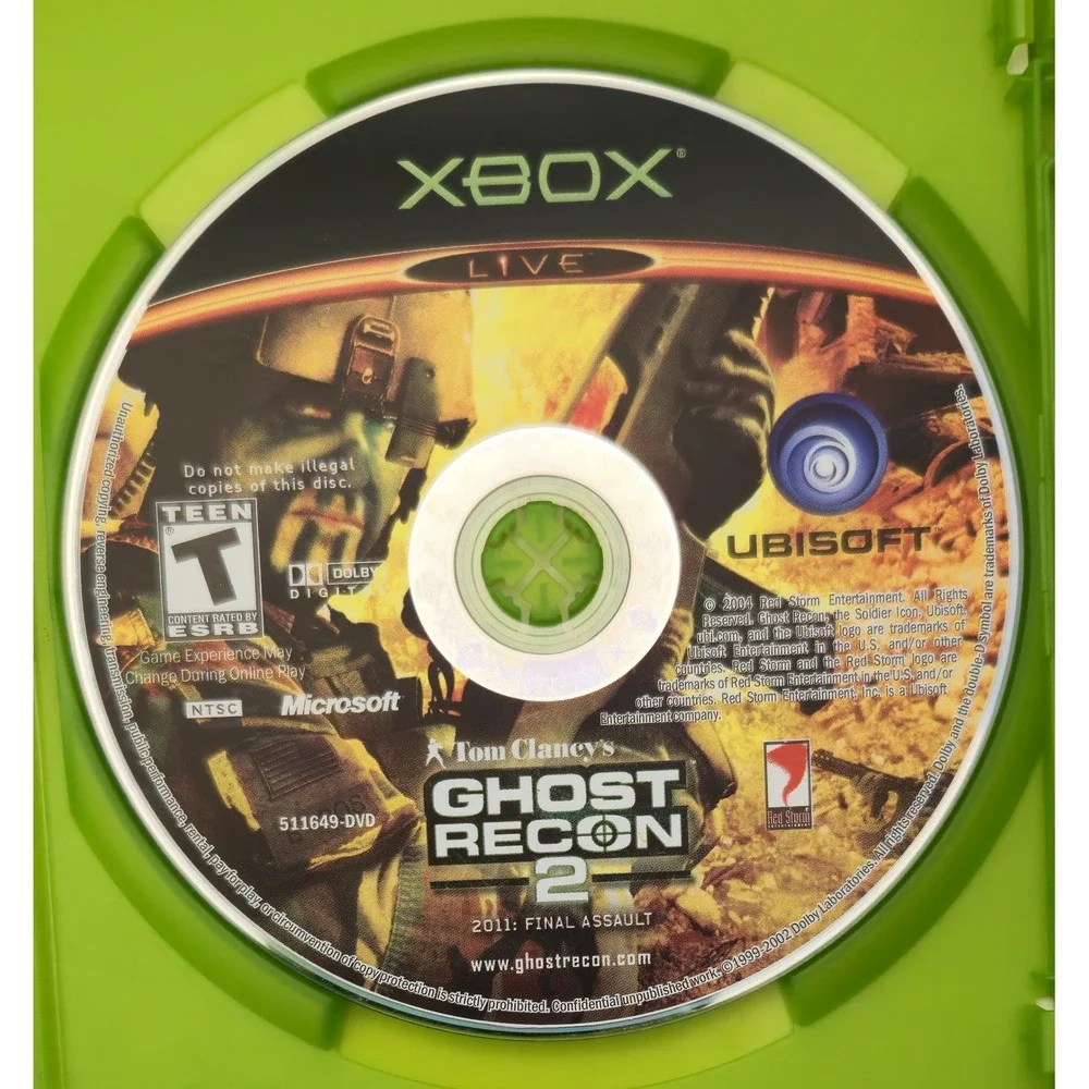 Tom Clancy's Ghost Recon 2 - Original Xbox - Complete (CIB) W/ Reg Card Tested‎